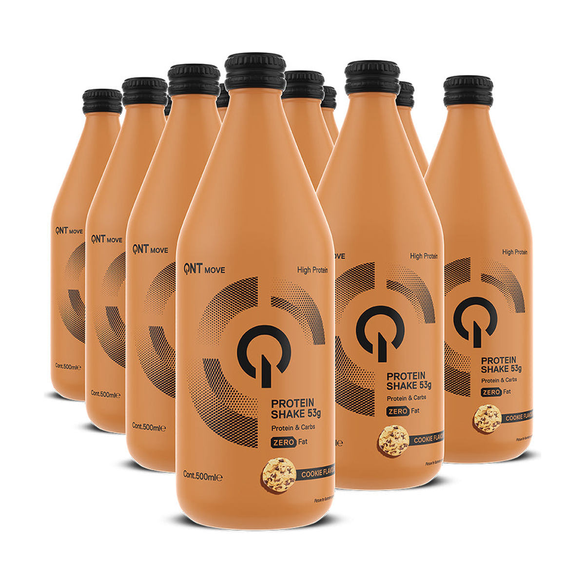 QNT Protein Shake Glass Bottle - Produktansicht 4