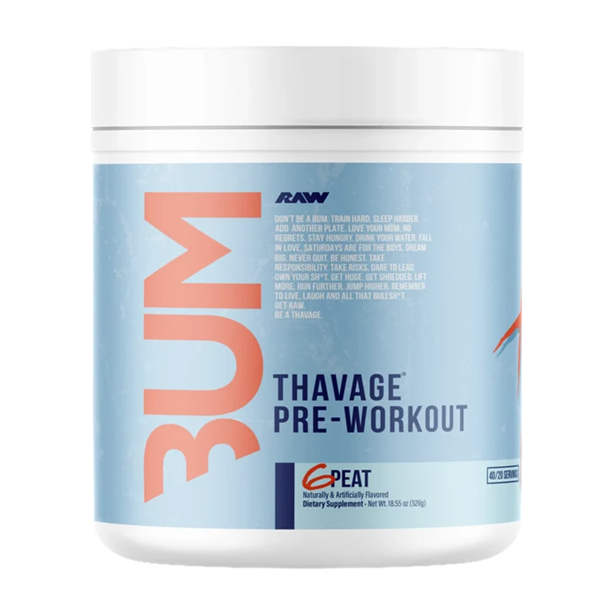 RAW CBUM Thavage Pre-workout - Produktansicht 10