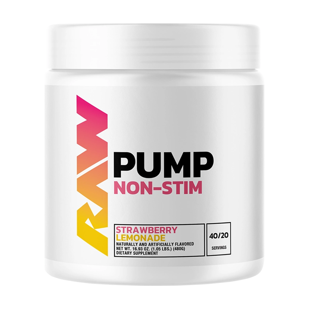 RAW Pump Non-Stim Pre-workout - Product view 3