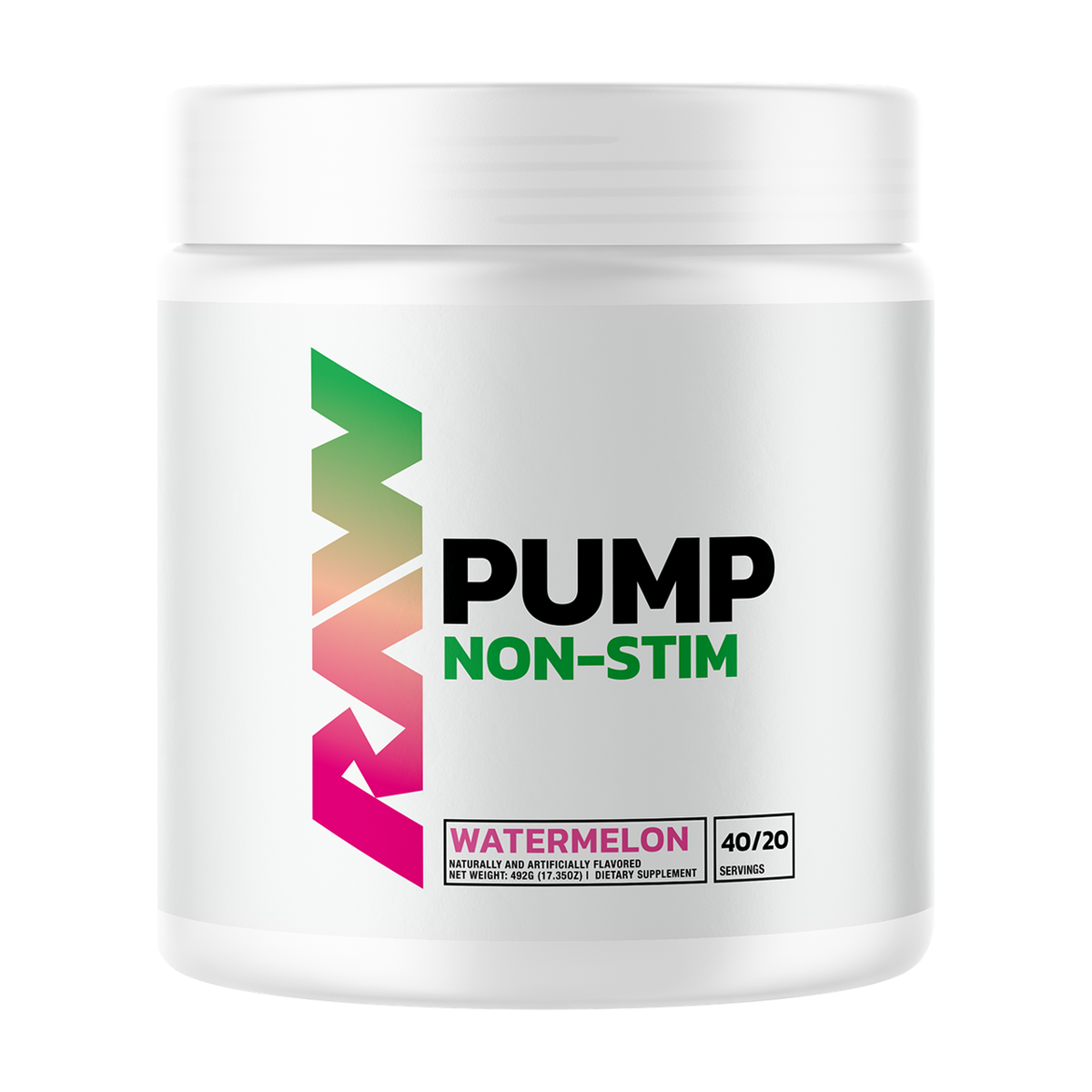 RAW Pump Non-Stim Pre-workout - Product view 4