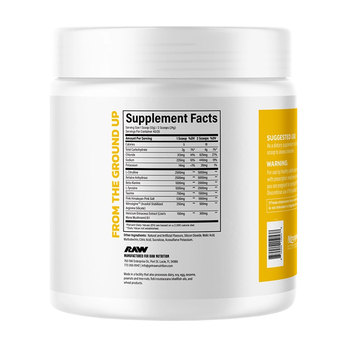 RAW Pump Non-Stim Pre-workout - Product view 5