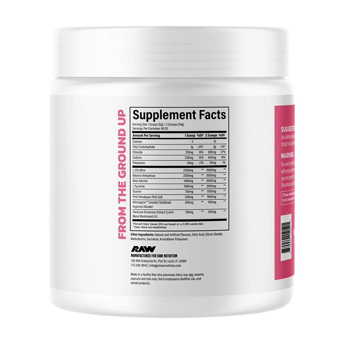 RAW Pump Non-Stim Pre-workout - Product view 6