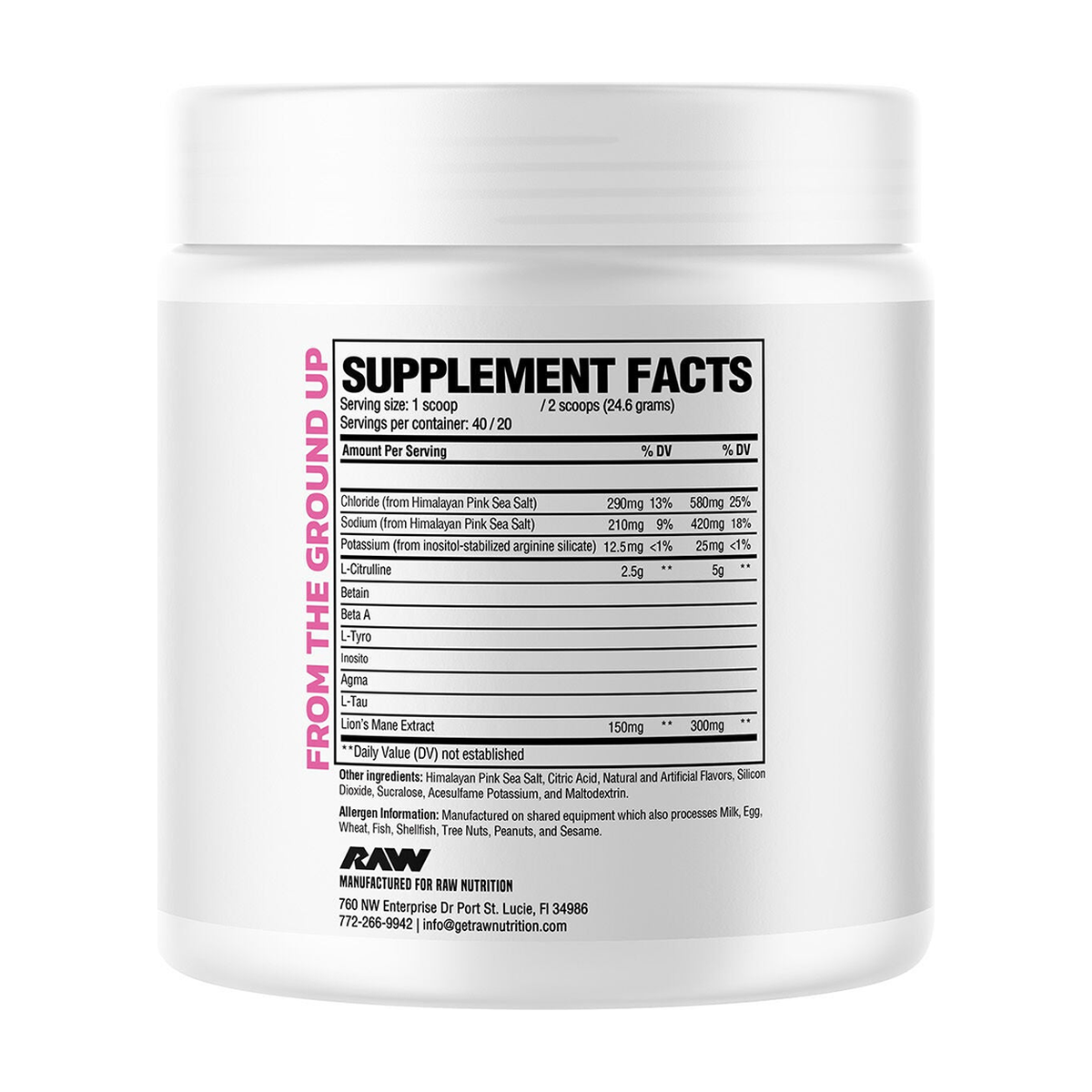 RAW Pump Non-Stim Pre-workout - Product view 7