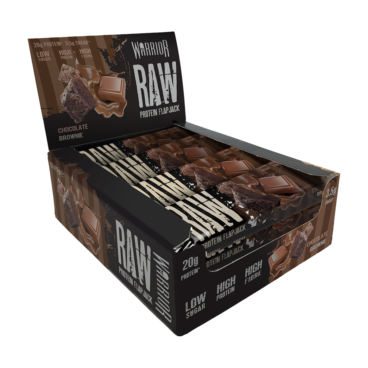 Warrior Raw Protein Flapjack - Product view 2
